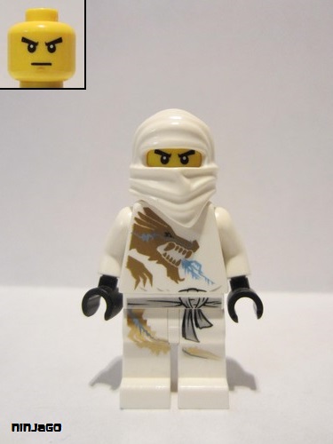 lego 2011 mini figurine njo018 Zane DX Dragon eXtreme Suit 