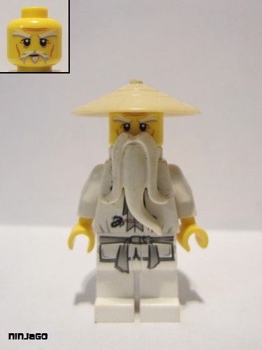 lego 2012 mini figurine njo046 Sensei Wu  