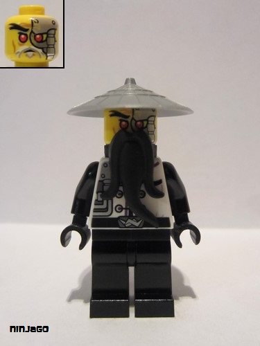 Sensei Wu Techno Wu Rebooted FROM SET 70725 NINJAGO njo095 NEW LEGO Evil Wu 