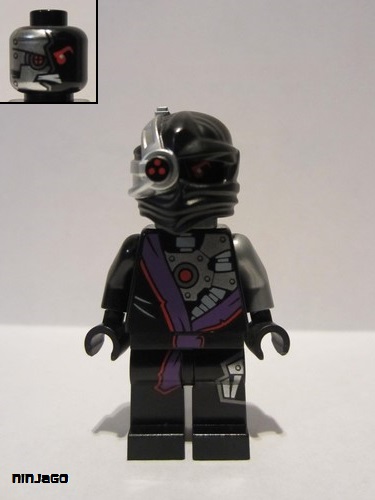 lego 2014 mini figurine njo096 Nindroid Warrior With Neck Bracket 