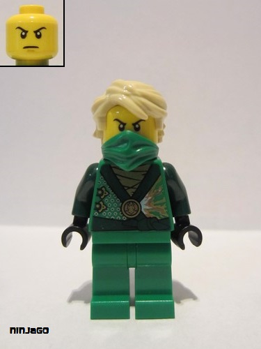 lego 2014 mini figurine njo097 Lloyd Rebooted, No Shoulder Armor 