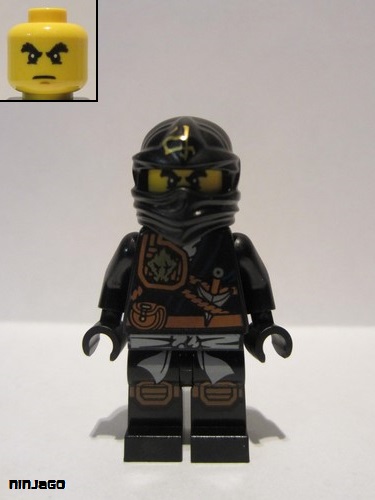 lego 2015 mini figurine njo124 Cole Knee Pads 