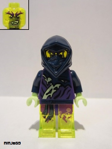 lego 2015 mini figurine njo146 Ghost Ninja Attila / Ming / Spyder