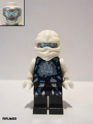 lego 2015 mini figurine njo159 Zane Airjitzu 