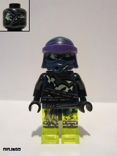 lego 2015 mini figurine njo178 Chain Master / Ghost Warrior Wrayth