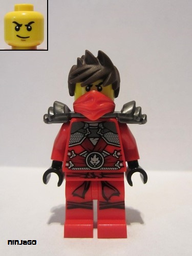 lego 2015 mini figurine njo186 Kai Rebooted with Stone Armor 