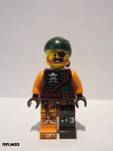 lego 2016 mini figurine njo196 Bucko