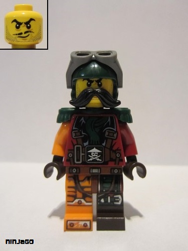 lego 2016 mini figurine njo197 Flintlocke