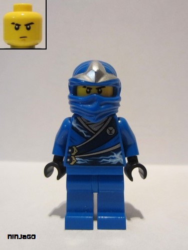 lego 2016 mini figurine njo214 Jay Rebooted with ZX Hood 