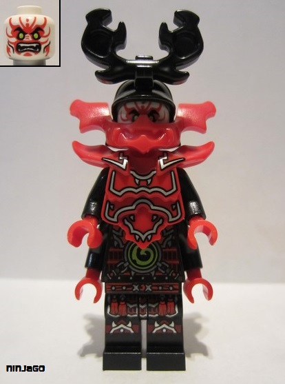 lego 2016 mini figurine njo223 General Kozu Black 