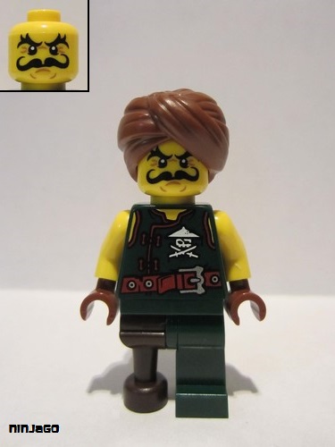 lego 2016 mini figurine njo231 Sky Pirate Foot Soldier With Turban 