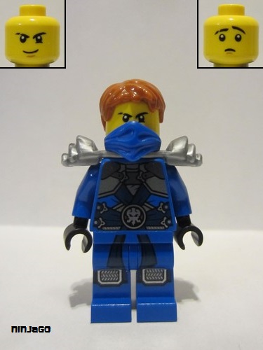 lego 2016 mini figurine njo232 Jay Rebooted with Stone Armor 