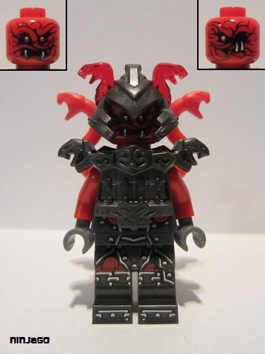 lego 2017 mini figurine njo308 Vermillion Warrior  