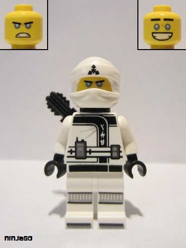 lego 2017 mini figurine njo318 Zane Black Quiver 