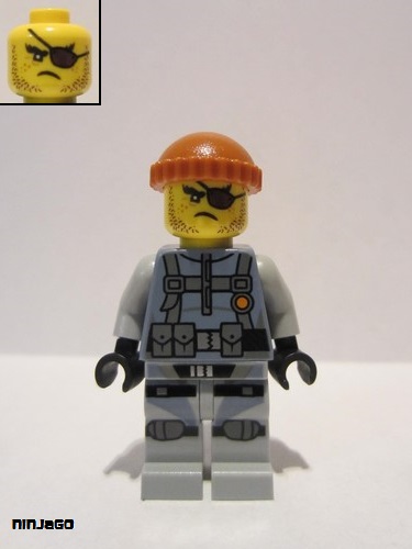 lego 2017 mini figurine njo325 Shark Army Thug