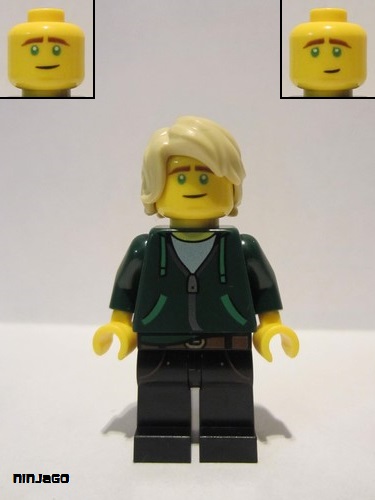 lego 2017 mini figurine njo338 Lloyd Garmadon Hair, Hoodie High School Outfit 