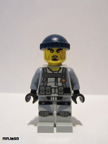 lego 2017 mini figurine njo341 Shark Army Gunner / Charlie