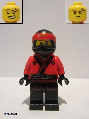 lego 2017 mini figurine njo349 Kai Fire Mech Driver 