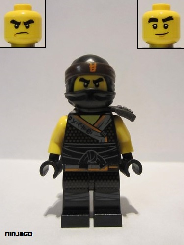 lego 2018 mini figurine njo386 Cole Sons of Garmadon with Scabbard 