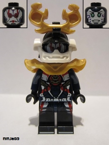 lego 2018 mini figurine njo390 Samurai X (P.I.X.A.L.)