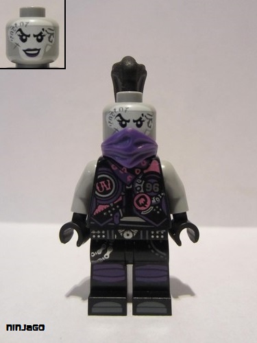 lego 2018 mini figurine njo400 Ultra Violet  