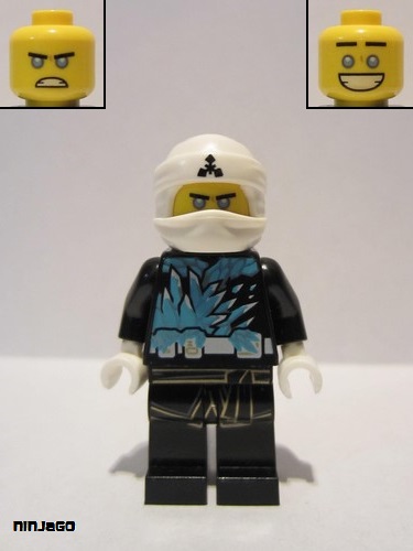 lego 2018 mini figurine njo405 Zane Spinjitzu Masters - Sons of Garmadon 