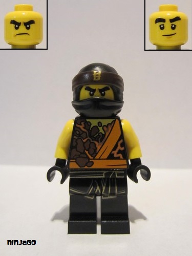 lego 2018 mini figurine njo408 Cole Spinjitzu Masters - Sons of Garmadon 