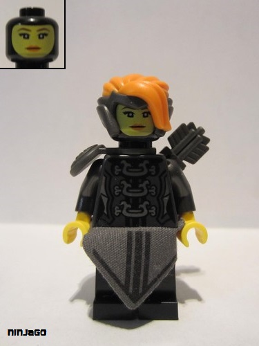 lego 2018 mini figurine njo412 Misako (Koko) Lady Iron Dragon 