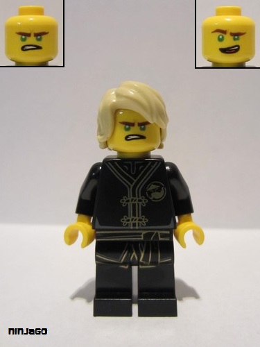 lego 2018 mini figurine njo424 Lloyd Black Wu-Cru Training Gi 