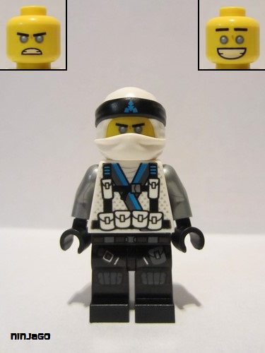 lego 2018 mini figurine njo453 Zane