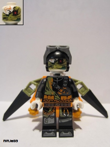 lego 2018 mini figurine njo487 Nitro  