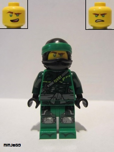 lego 2019 mini figurine njo516 Lloyd Green Wrap (without Asian Symbol on Wrap) 