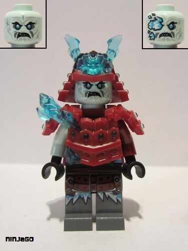 lego 2019 mini figurine njo518 Blizzard Warrior / Samurai