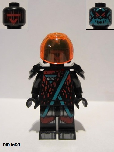 lego 2020 mini figurine njo566 Red Visor  