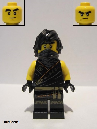 Lego 3 X Ninja Scarf Bandana 15619 Black Ninjago Cole NEW 