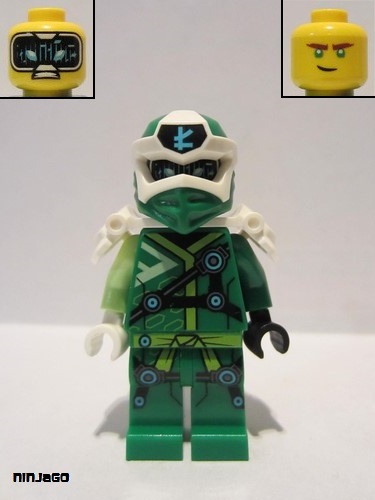 lego 2020 mini figurine njo583 Digi Lloyd Armor Shoulder, Lopsided Grin Further Right 