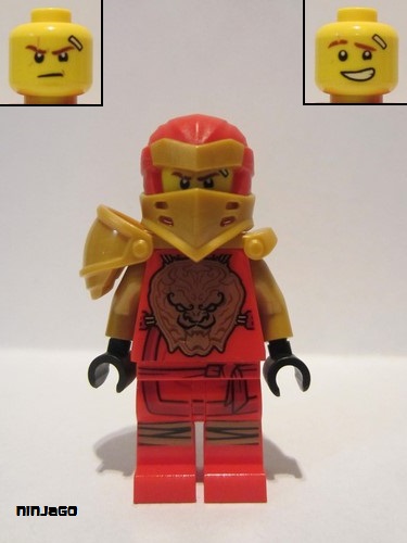 lego 2020 mini figurine njo605 Kai Hero Clip on Back 