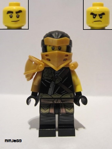 lego 2020 mini figurine njo606 Cole Hero Clip on Back 