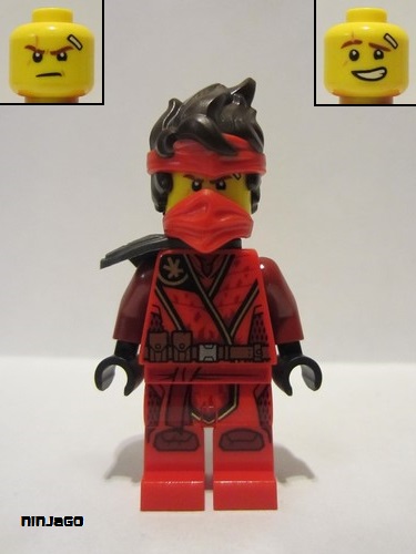 lego 2021 mini figurine njo0680 Kai The Island, Mask and Hair with Bandana 