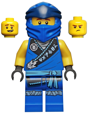 lego 2021 mini figurine njo688 Jay Legacy, Rebooted, 'MASTER' Torso and Wrap 