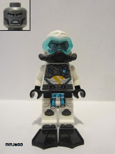 lego 2021 mini figurine njo699 Zane Scuba Gear 