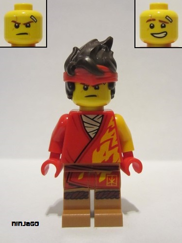 lego 2022 mini figurine njo736 Kai Hair 