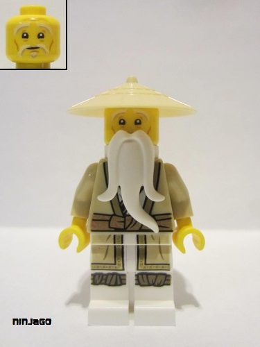 lego 2022 mini figurine njo741 Sensei Wu