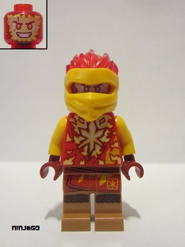 lego 2022 mini figurine njo747 Kai Core Spinjitzu 