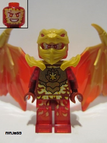 lego 2022 mini figurine njo757 Kai Golden Dragon 