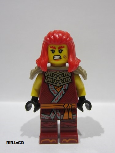 lego 2024 mini figurine njo0872 Wyldfyre Dark Red Tunic 