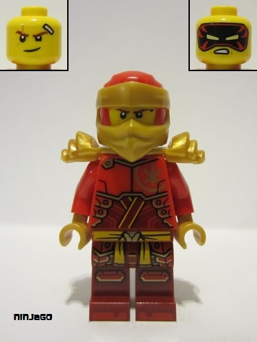 lego 2024 mini figurine njo864 Kai Head Wrap, Shoulder Armor 