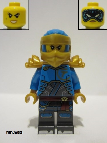 lego 2024 mini figurine njo865 Nya Dragons Rising, Head Wrap, Shoulder Armor 