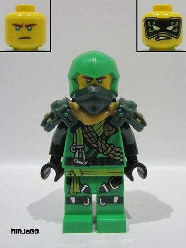 lego 2024 mini figurine njo876 Lloyd Climber, Shoulder Armor 