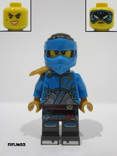 lego 2024 mini figurine njo885 Nya Head Wrap, Shoulder Pad 